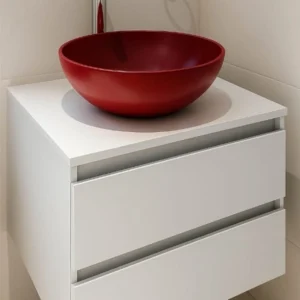 Vanitorio Flotante para Baño en Melamina RH con Cajones
